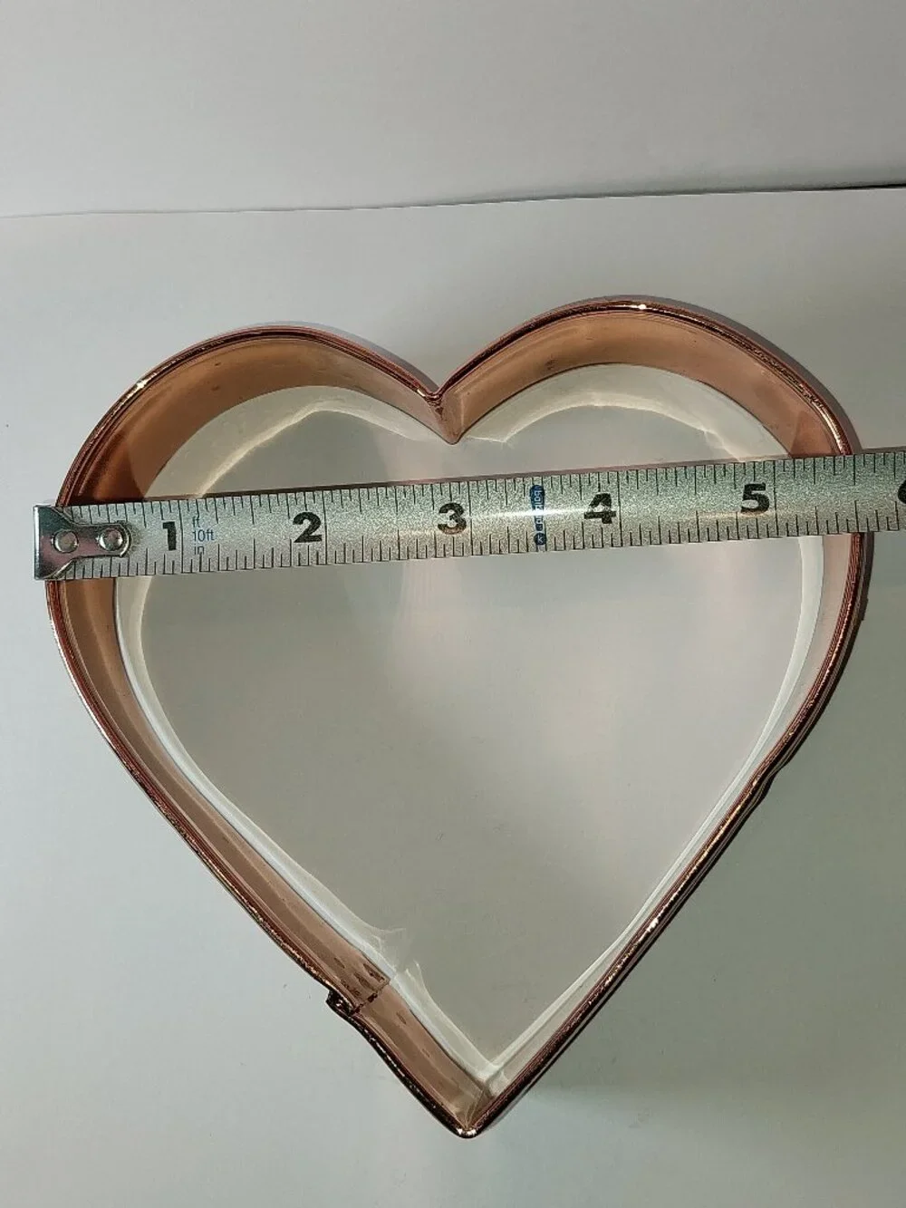 Copper Heart Cookie Cutter 5 1/2
